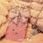 iPhone case, iPhone 4 case, iPhone 4s case, iPhone 5 case, Bling iPhone 4 case, Bling iPhone 5 case, Pink iphone 4 case pink bow